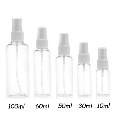 Customized Color Plastic Pump Spray Bottles 10ml 30ml 50ml 60ml 100ml