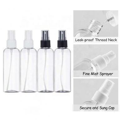 Customized Color Plastic Pump Spray Bottles 10ml 30ml 50ml 60ml 100ml