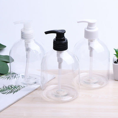 SGS 500ml Clear Plastic Pump Bottles