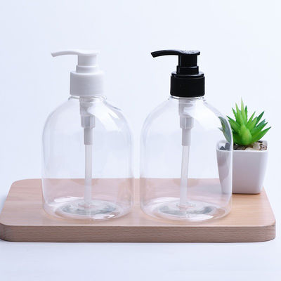 SGS 500ml Clear Plastic Pump Bottles