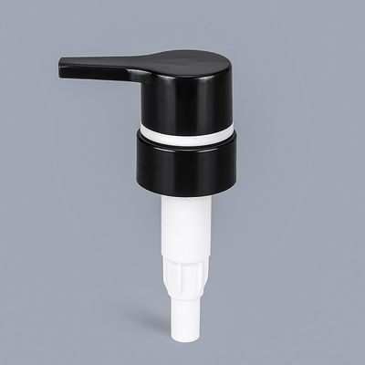 Refillable Bottle White Plastic Soap Pump With Chrome Around Edge