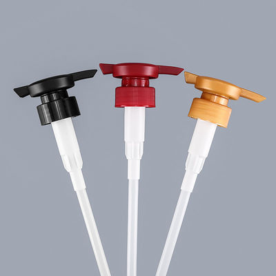 Smooth Plastic Bathroom Soap Lotion Dispenser Pump For Household