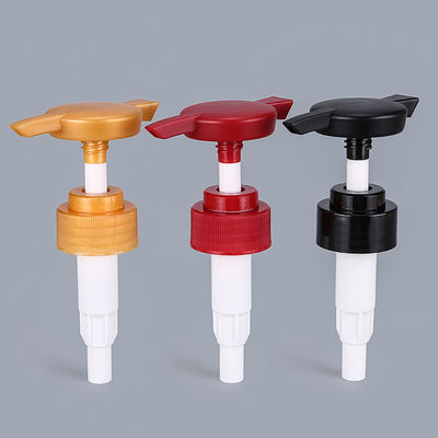 Smooth Plastic Bathroom Soap Lotion Dispenser Pump For Household