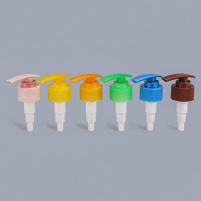 28mm Colorful Plastic Body Lotion Pump For Perfume Bottle