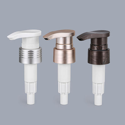 Aluminum 28 / 410mm Plastic Lotion Dispenser Pump For Liquid Soap