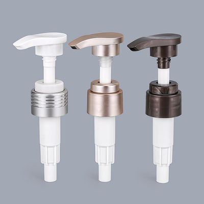 Aluminum 28 / 410mm Plastic Lotion Dispenser Pump For Liquid Soap