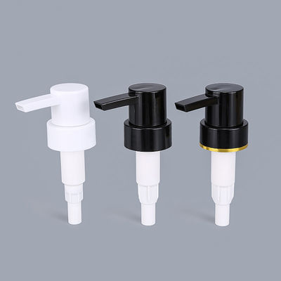 Shampoo Bottle 28mm Lotion Dispenser Pump Black And White Screw Twist Lock