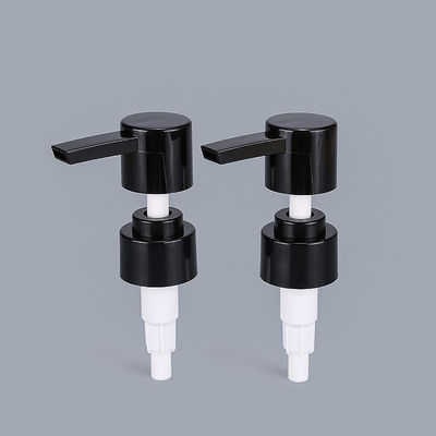 Shampoo Bottle 28mm Lotion Dispenser Pump Black And White Screw Twist Lock