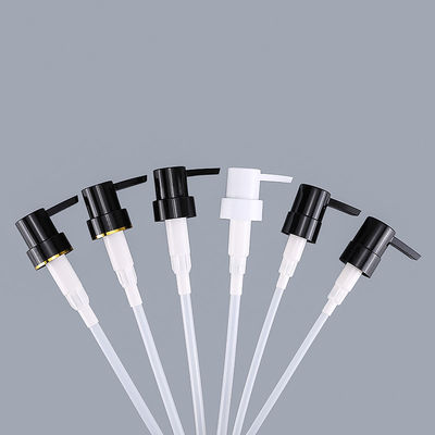 Shampoo Bottle 28mm Lotion Dispenser Pump Black And White Screw Twist Lock